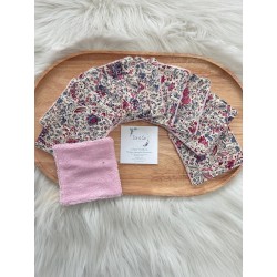 Lot de 10 lingettes fleurs indiennes